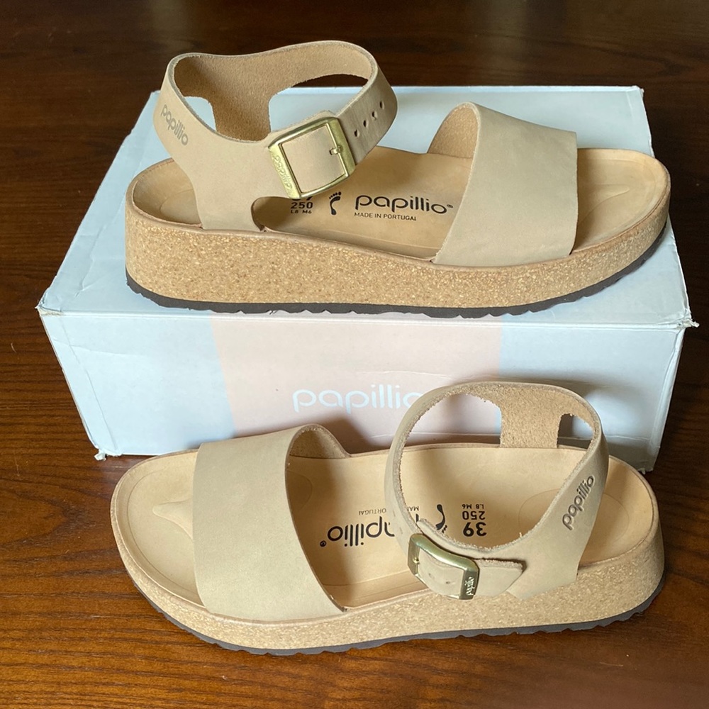 Birkenstock Papillio Glenda Sandcastle Size 42
